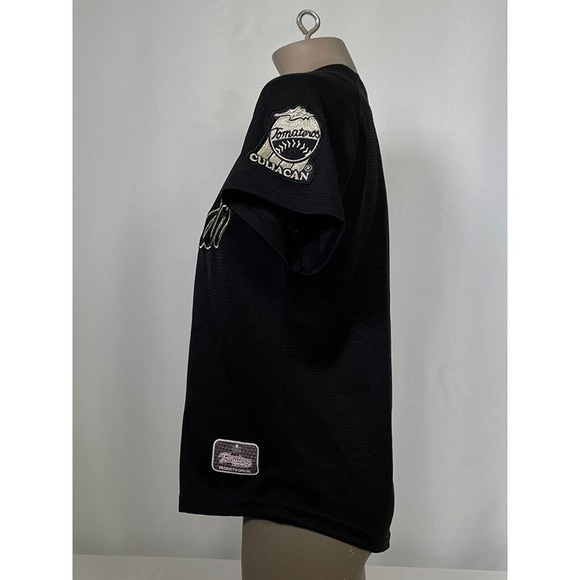 Tomateros de Culiacan Black Baseball Jersey Women's LARGE - Picture 7 of 12